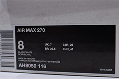 Nike Air Max 270 Mens Casual Shoes Black/Anthracite/White ah8050-116
