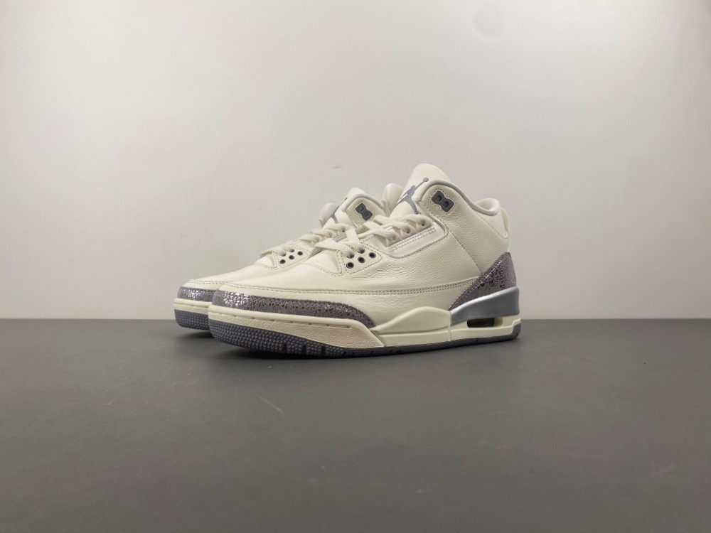 Air Jordan 3 “Sail/Metallic Silver” CK9246-100