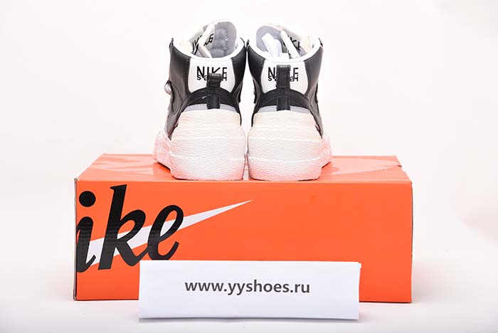 NIKE BLAZER HIGH SACAI WHITE-GREY - BV0072-002