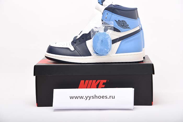 AIR JORDAN 1 OBSIDIAN UNIVERSITY BLUE 555088-140