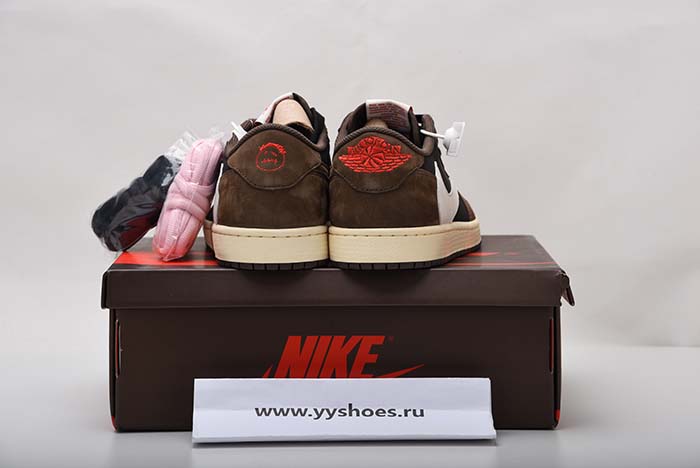 TRAVIS SCOTT AIR JORDAN 1 LOW DARK MOCHA CQ4277-001