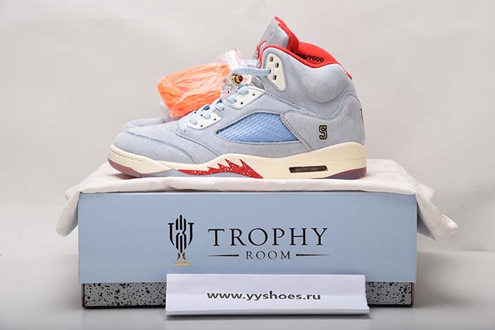 JORDAN 5 RETRO TROPHY ROOM ICE BLUE - CI1899-400