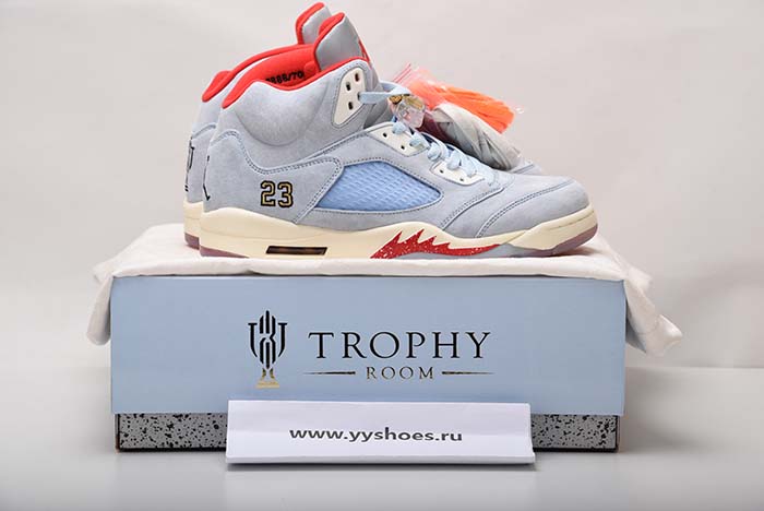 JORDAN 5 RETRO TROPHY ROOM ICE BLUE - CI1899-400
