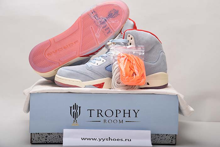 JORDAN 5 RETRO TROPHY ROOM ICE BLUE - CI1899-400
