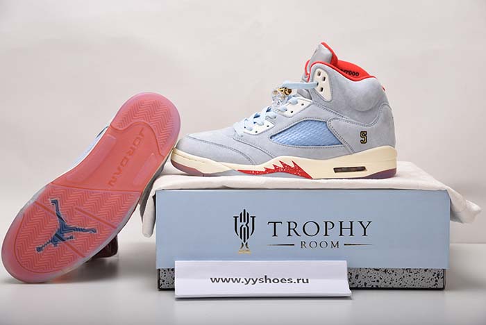 JORDAN 5 RETRO TROPHY ROOM ICE BLUE - CI1899-400