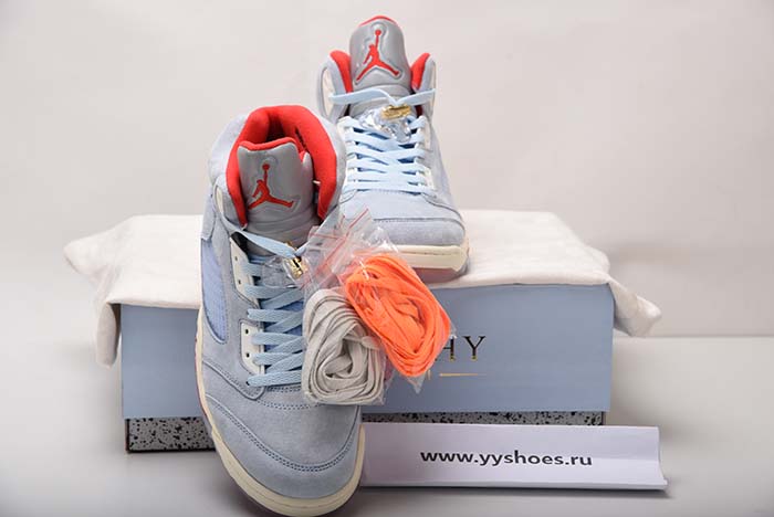 JORDAN 5 RETRO TROPHY ROOM ICE BLUE - CI1899-400