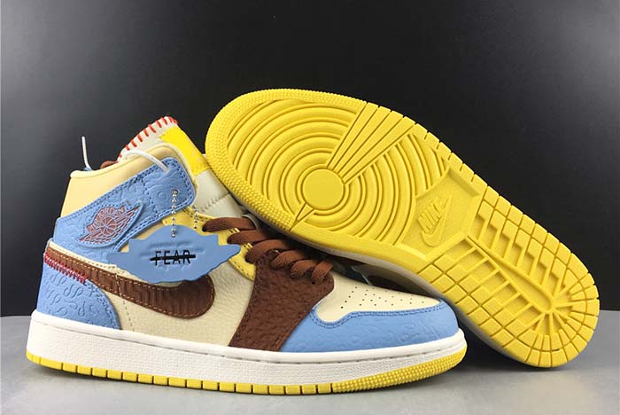 SL Air Jordan 1 High Mid FearlessAJ1 MID CU2803-200