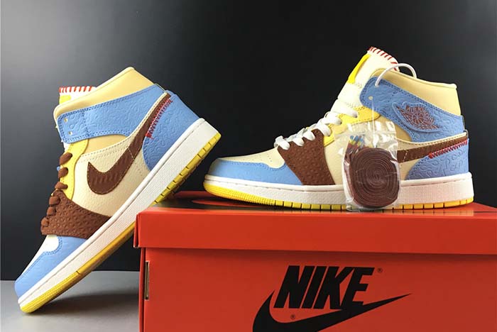 SL Air Jordan 1 High Mid FearlessAJ1 MID CU2803-200