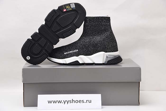 Ba*len*cia*ga speed trainer black shine 6278