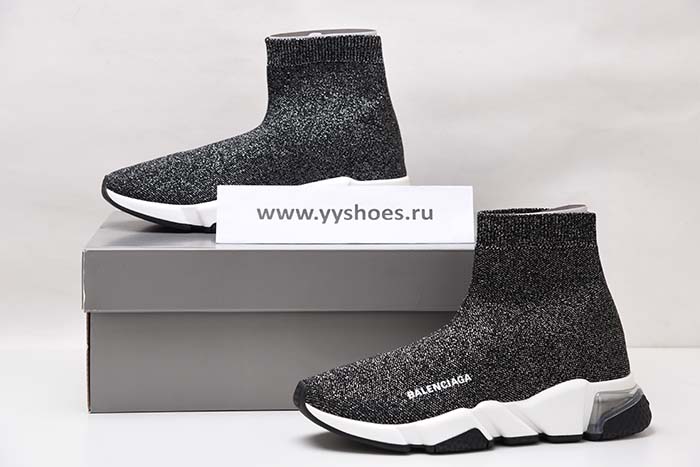 Ba*len*cia*ga speed trainer black shine 6278