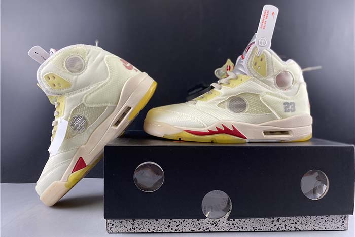 Air​ Jordan 5 x​off white 3M REFLECTIVE CT8480-0020