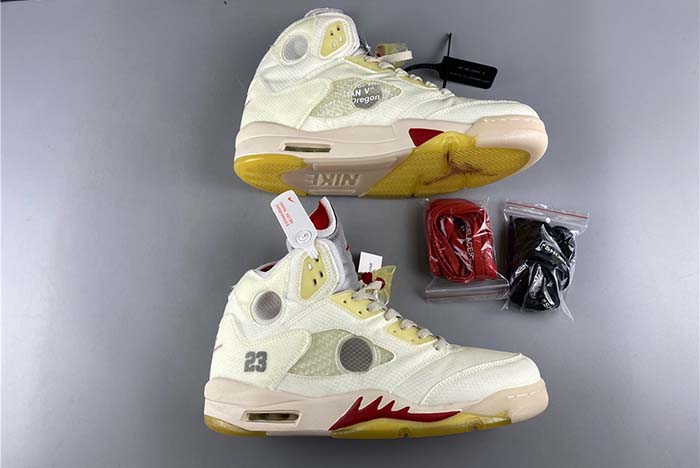 Air​ Jordan 5 x​off white 3M REFLECTIVE CT8480-0020