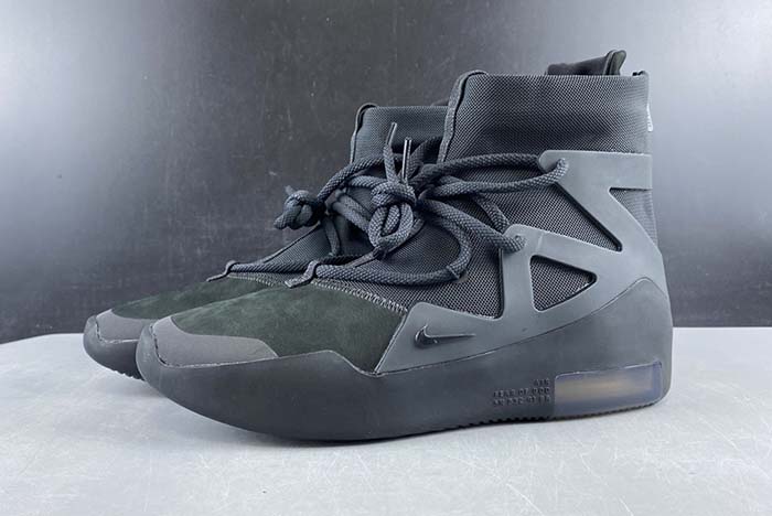 NIKE AIR FEAR OF GOD 1 TRIPLE BLACK - AR4237-005