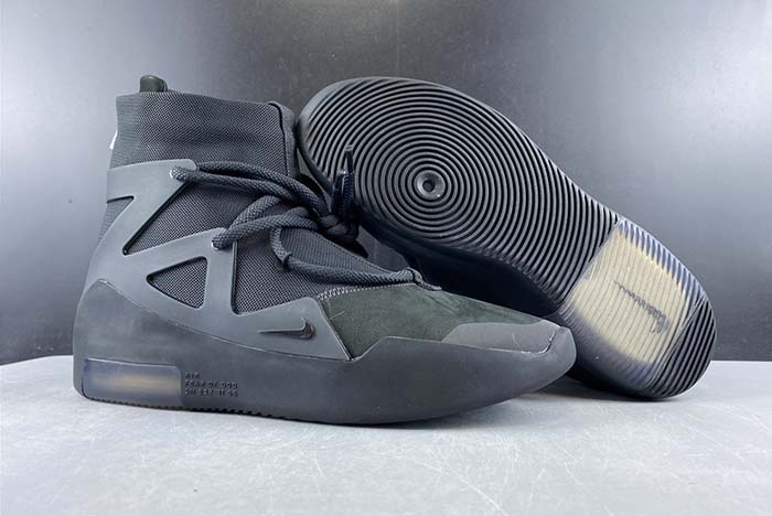 NIKE AIR FEAR OF GOD 1 TRIPLE BLACK - AR4237-005