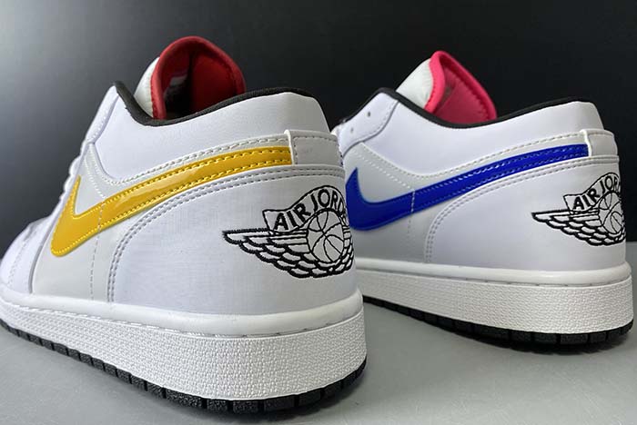 Nike Air Jordan 1 Low "White Multi-Color" CW7009-100