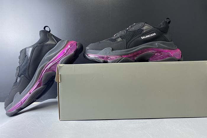 Ba*len*cia*ga triple s trainers clear sole black 541335 w09o1 9252