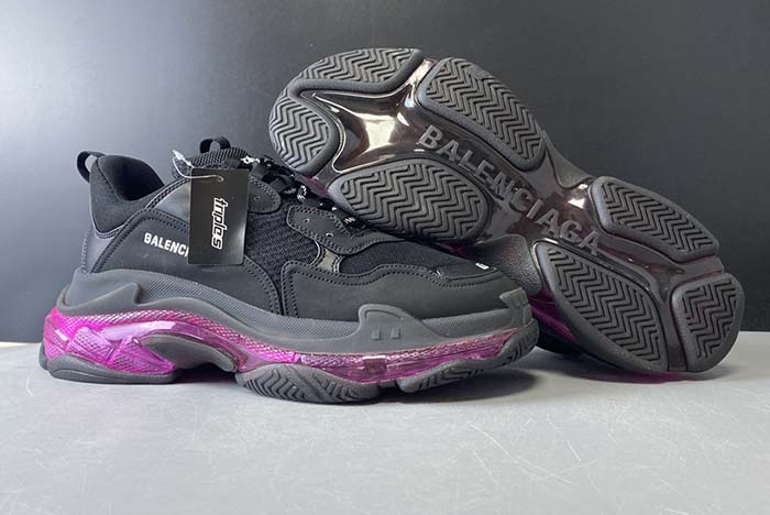 Ba*len*cia*ga triple s trainers clear sole black 541335 w09o1 9252