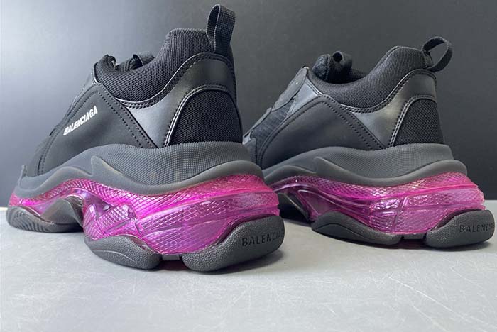 Ba*len*cia*ga triple s trainers clear sole black 541335 w09o1 9252