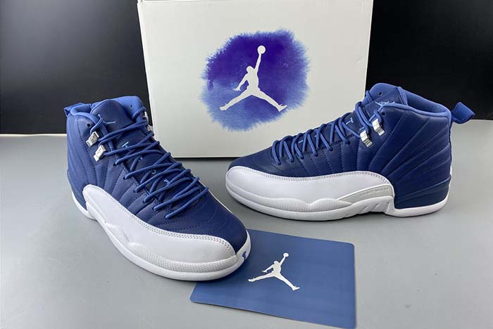 JORDAN 12 RETRO STONE BLUE - 130690-404