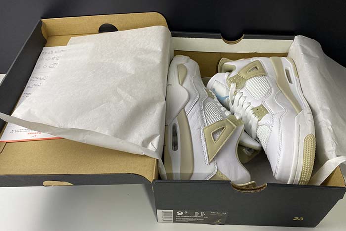 Air Jordan 4 GS Linen   487724-118