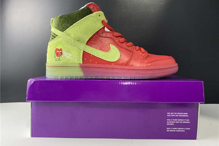 Nike SB Dunk High “Strawberry Cough CW7093-600