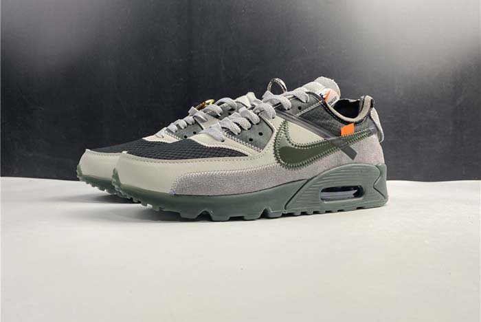 OFF-WHITE NIKE AIR MAX 90 GREY AA7293-002