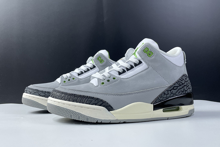Air Jordan 3 Chlorophyll Tinker 136064-006