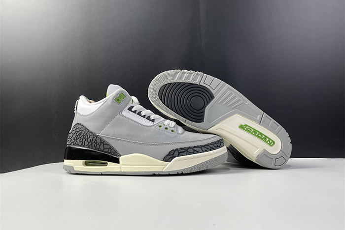 Air Jordan 3 Chlorophyll Tinker 136064-006