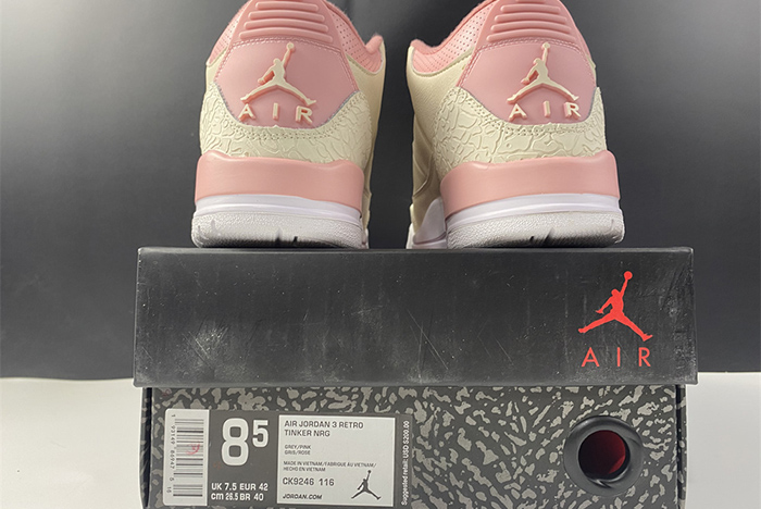 Air Jordan 3 WMNS “Rust Pink CK9246-116