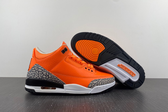 Air Jordan 3 Retro "Orange" AJ3  CT8532-801
