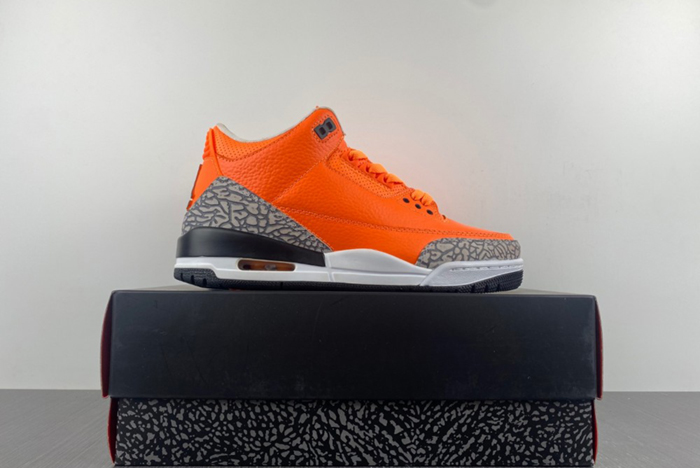 Air Jordan 3 Retro "Orange" AJ3  CT8532-801