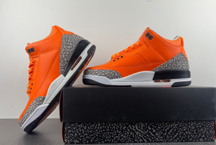 Air Jordan 3 Retro "Orange" AJ3  CT8532-801
