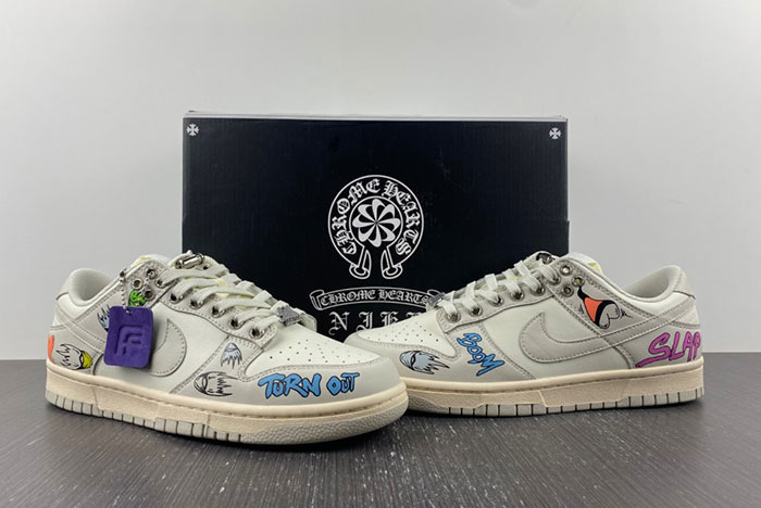 Nike Dunk Low Chrome Hearts DD1503- 107