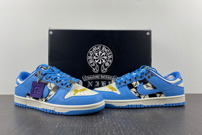 （Nike） Dunk Low Chrome Hearts DD1503- 100