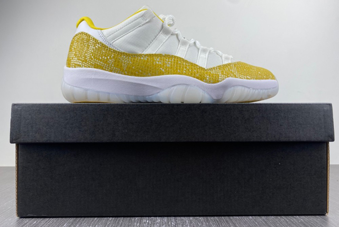 Air Jordan 11 Low WMNS “Yellow Snakeskin” AH7860-107