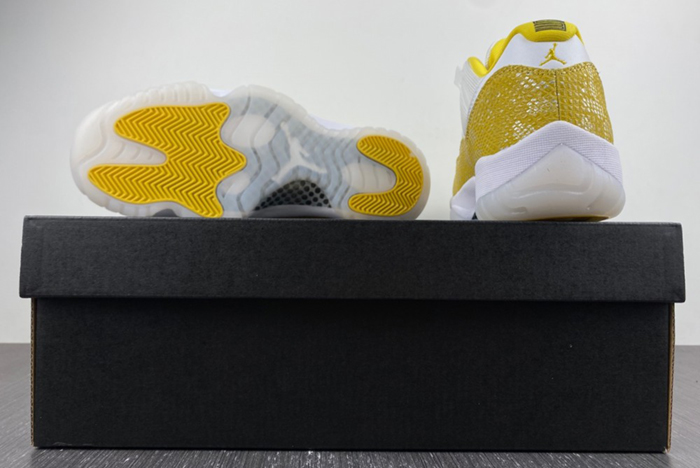 Air Jordan 11 Low WMNS “Yellow Snakeskin” AH7860-107