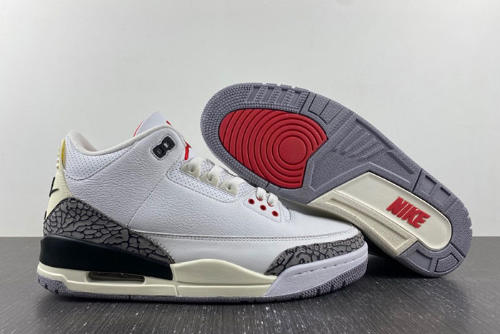 Air Jordan 3 White Cement Reimagined Shoes 2023 DN3707-100