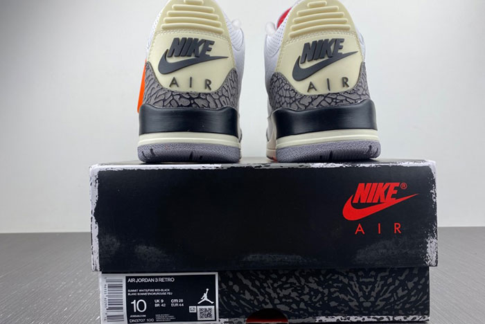 Air Jordan 3 White Cement Reimagined Shoes 2023 DN3707-100