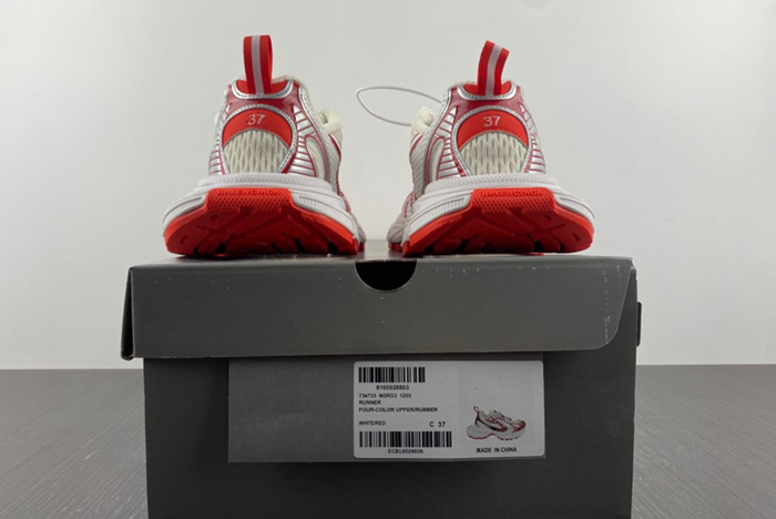 Ba*len*cia*ga -phantom sneaker white red w2rg3 1203