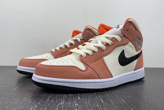 Air Jordan 1 Mid GS “Orange Suede” DV1336-800
