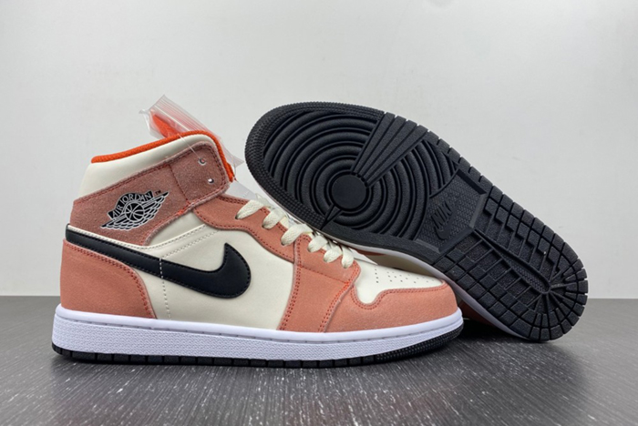 Air Jordan 1 Mid GS “Orange Suede” DV1336-800