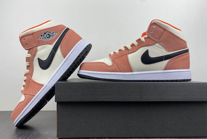 Air Jordan 1 Mid GS “Orange Suede” DV1336-800