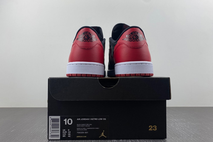 Air Jordan 1 Low OG “Bred” 705329-001