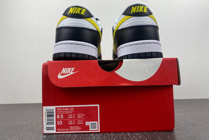 Nike Dunk Low “Black and Yellow” FQ2431-001