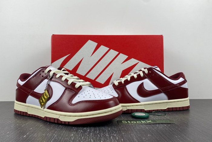 Nike Dunk Low PRM “Team Red” FJ4555-100