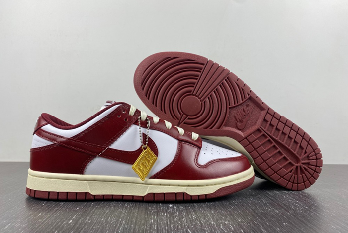 Nike Dunk Low PRM “Team Red” FJ4555-100