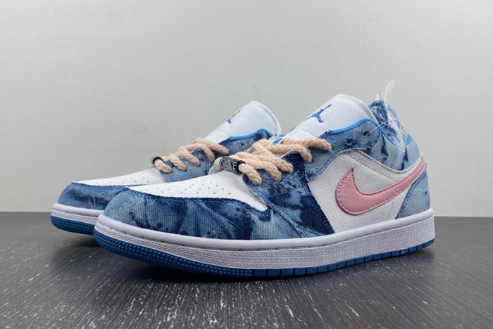 Air Jordan 1 Low Washed Denim DM8947 100