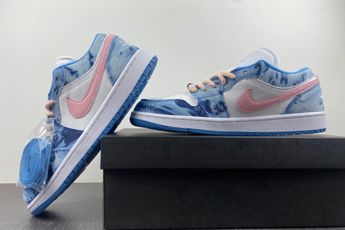 Air Jordan 1 Low Washed Denim DM8947 100