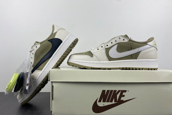 First Look at the Travis Scott x Air Jordan 1 Low Golf  FZ3124-200