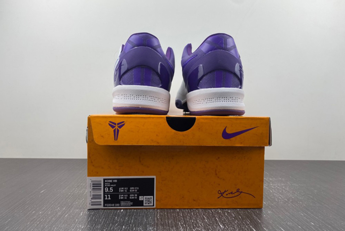 Nike Kobe 8 Protro “White Court Purple” FQ3549-100